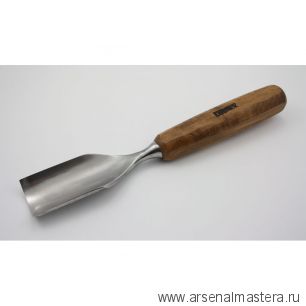 Профессиональный резец по дереву 125 х 40 мм (полукруглая стамеска N8, профиль острый 8265 х 40) Narex PROFI 826540