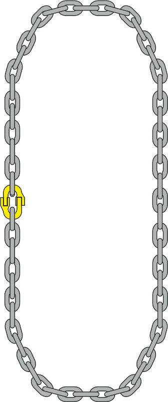 Строп цепной 63т-3м