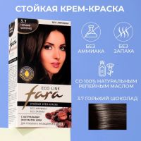 Краска для волос FARA Eco Line 3.7 горький шоколад, 125 г