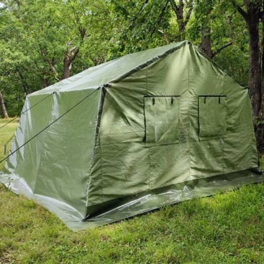 Палатка каркасная, армейская Полигон-5 ПВХ  (Вместимость до 6 человек)