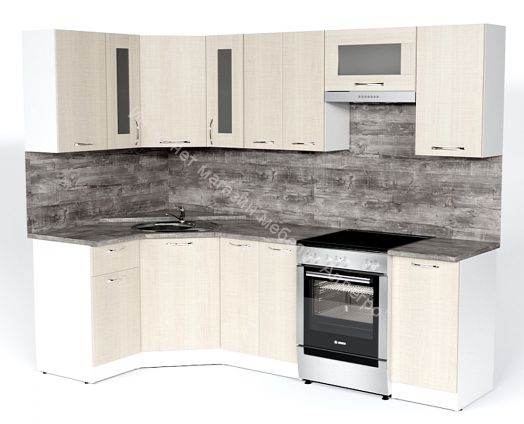 Кухонный гарнитур Лариса оптима 1 1300х2500 мм