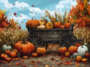 Фон стена "Autumn wall №10"