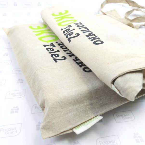 Эко сумки с логотипом Теле2