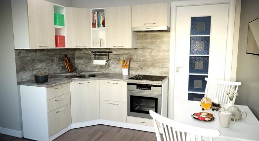 Кухонный гарнитур Лариса оптима 4 1400х2000 мм