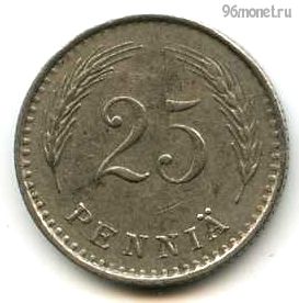 Финляндия 25 пенни 1937 S