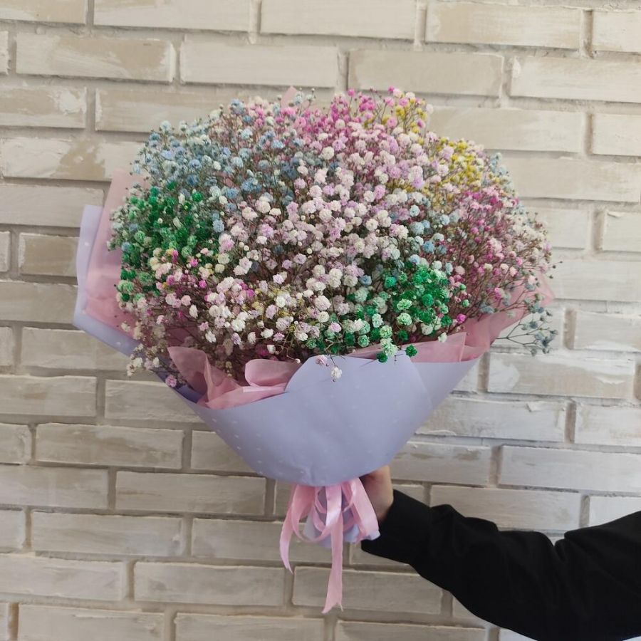 Букет из гипсофилы размер М