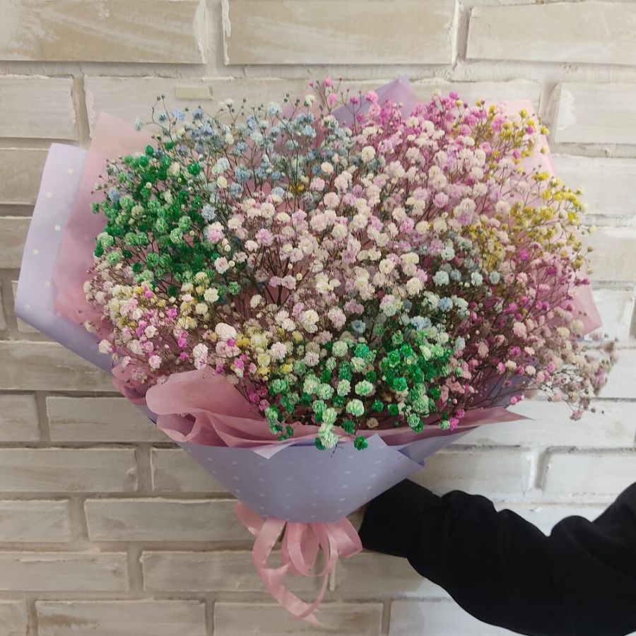 Букет из гипсофилы размер S