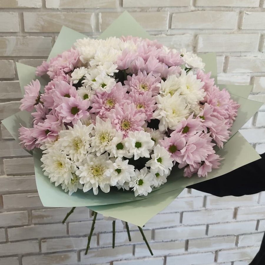 Букет хризантем микс 15шт