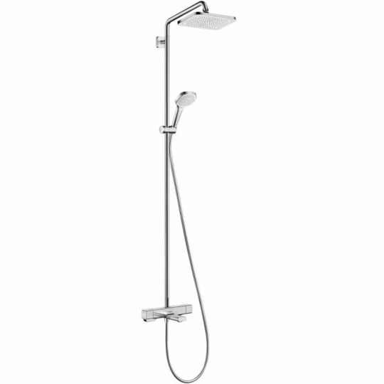 Фото Душевая система Hansgrohe Croma E Showerpipe 27687000 с термостатом хром