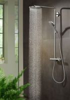 Душевая система Hansgrohe Raindance Select S Showerpipe 27633670 с термостатом черный матовый схема 6