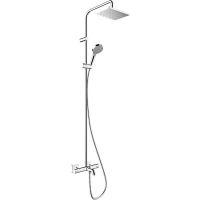 Душевая система Hansgrohe Vernis Shape Showerpipe 26284000 с термостатом хром схема 1