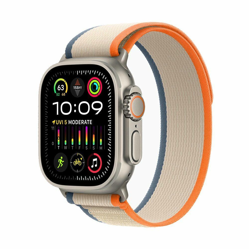 Apple Watch Ultra 2 49 mm (GPS+Cellular) Titanium Case Orange/Beige Trail Loop (M/L)