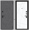 Входная Дверь Bravo Кьюб RBE Slate Art/Snow Art 960x2050мм Левое Открывание / Браво.