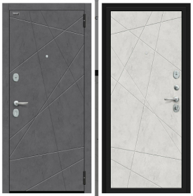 Входная Дверь Bravo Граффити-5.5 Kale Slate Art/Look Art 960x2050мм Правое Открывание / Браво.