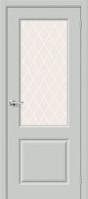 Межкомнатная Дверь Эмаль Bravo Скинни-13 Grace / White Сrystal 700x2000мм (Полотно+Коробка+5 Наличников) / Браво.