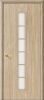 Межкомнатная Дверь Финиш Флекс Bravo 2С Л-21 БелДуб / Сатинато 600x1900мм (Полотно+Коробка+5 Наличников) / Браво.