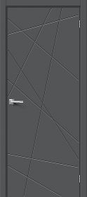 Межкомнатная Дверь ПЭТ Bravo Граффити-5.Д.П Stormy Silk 800x2000мм (Полотно 1шт) / Браво.
