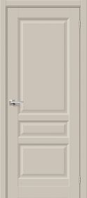Межкомнатная Дверь ПЭТ Bravo Неоклассик-34 Cream Silk 600x2000мм (Полотно+Коробка+5 Наличников) / Браво.