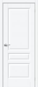 Межкомнатная Дверь ПЭТ Bravo Неоклассик-34 White Silk 800x2000мм (Полотно 1шт) / Браво.