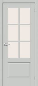 Межкомнатная Дверь ПЭТ Bravo Прима-13.0.1 Grey Silk / Magic Fog 600x2000мм (Полотно 1шт) / Браво.