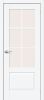 Межкомнатная Дверь ПЭТ Bravo Прима-13.0.1 White Silk / Magic Fog 800x2000мм (Полотно 1шт) / Браво.
