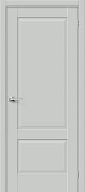 Межкомнатная Дверь ПЭТ Bravo Прима-12 Grey Silk 800x2000мм (Полотно+Коробка+5 Наличников) / Браво.