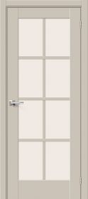 Межкомнатная Дверь ПЭТ Bravo Прима-11.1 Cream Silk / Magic Fog 900x2000мм (Полотно+Коробка+5 Наличников) / Браво.