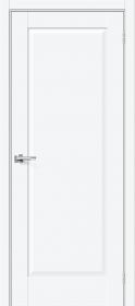 Межкомнатная Дверь ПЭТ Bravo Прима-10 White Silk 700x2000мм (Полотно+Коробка+5 Наличников) / Браво.