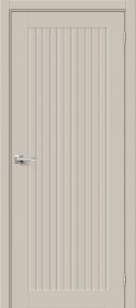 Межкомнатная Дверь ПЭТ Bravo Браво-40 Cream Silk 900x2000мм (Полотно+Коробка+5 Наличников) / Браво.
