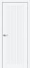 Межкомнатная Дверь ПЭТ Bravo Браво-40 White Silk 800x2000мм (Полотно+Коробка+5 Наличников) / Браво.