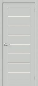 Межкомнатная Дверь ПЭТ Bravo Браво-22 Grey Silk / Magic Fog 800x2000мм (Полотно+Коробка+5 Наличников) / Браво.