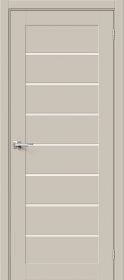 Межкомнатная Дверь ПЭТ Bravo Браво-22 Cream Silk / Magic Fog 700x2000мм (Полотно+Коробка+5 Наличников) / Браво.