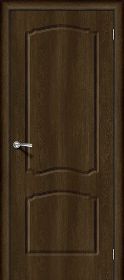 Межкомнатная Дверь Винил Bravo Альфа-1 Dark Barnwood 700x2000мм (Полотно+Коробка+5 Наличников) / Браво.