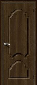 Межкомнатная Дверь Винил Bravo Скинни-32 Dark Barnwood 800x2000мм (Полотно 1шт) / Браво.