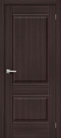 Межкомнатная Дверь с Экошпоном Bravo Прима-2 Wenge Melinga 700x2000мм (Полотно+Коробка+5 Наличников) / Браво.