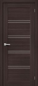 Межкомнатная Дверь с Экошпоном Bravo Браво-28 Wenge Melinga / Magic Fog 800x2000мм (Полотно 1шт) / Браво.
