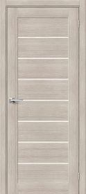 Межкомнатная Дверь с Экошпоном Bravo Браво-22 Cappuccino Melinga / Magic Fog 600x1900мм (Полотно+Коробка+5 Наличников) / Браво.*