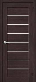 Межкомнатная Дверь с Экошпоном Bravo Браво-22 Wenge Melinga / Magic Fog 350x2000мм (Полотно+Коробка+5 Наличников) / Браво.