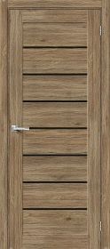 Межкомнатная Дверь с Экошпоном Bravo Браво-22 Original Oak / Black Star 800x2000мм (Полотно 1шт) / Браво.