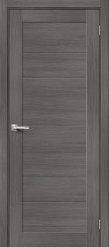 Межкомнатная Дверь с Экошпоном Bravo Браво-21 Grey Melinga 650x1900мм (Полотно 1шт) / Браво.