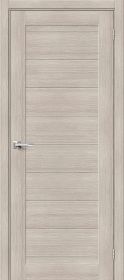 Межкомнатная Дверь с Экошпоном Bravo Браво-21 Cappuccino Melinga 600x1900мм (Полотно 1шт) / Браво.