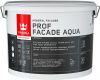 Краска Фасадная Tikkurila Prof Facade Aqua 9л Белая, Силиконовая, Глубокоматовая / Тиккурила Проф Фасад Аква.