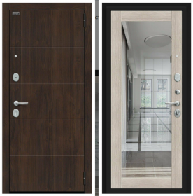 Входная Дверь Bravo Флэт Kale Almon/Cappuccino Veralinga 860x2050мм Правое Открывание / Браво.
