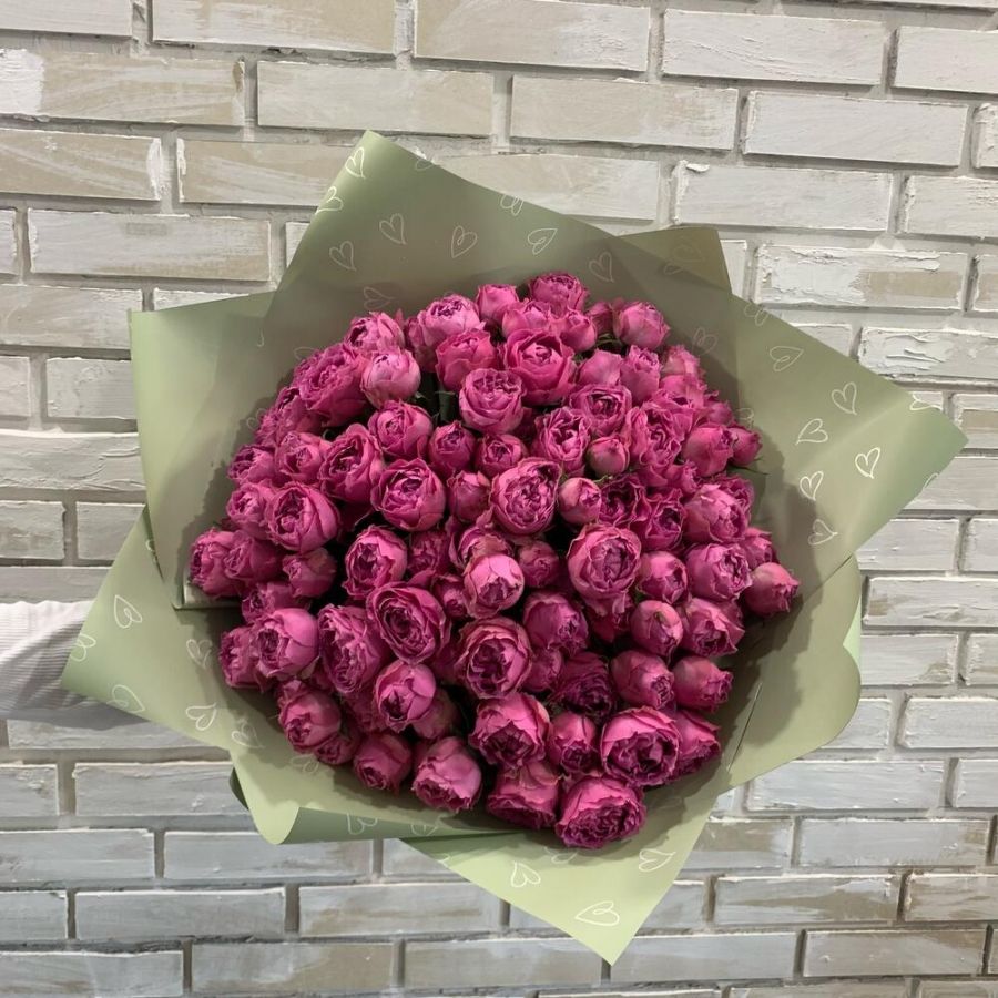 Пионовидные розы 35шт