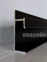 Плинтус теневой ХИДЛАЙН ТП-1 чёрный матовый