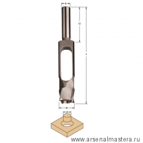 Сверло-пробочник 20 / 32 x 140 Z4 d20 S13 RH CMT 529.200.31