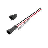 Розетка АМР 2-х контактный разъём АМР superseal 1.5