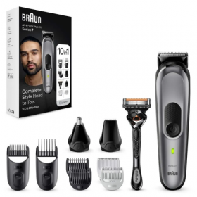 Триммер электрический Braun MGK7420 универсальный 10в1 c Бритвой Gillette