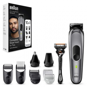 Триммер Braun MGK7420 серый, черный