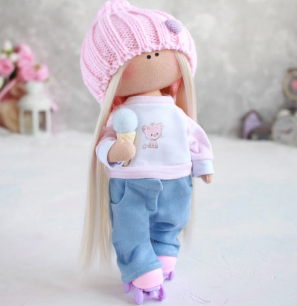 Набор для шитья текстильных игрушек - "Подружки"(Лили)